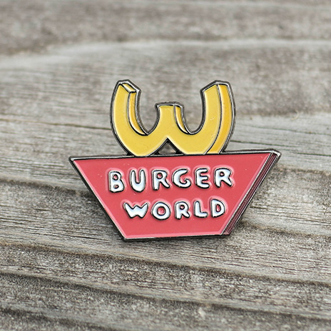 Burger World Pin