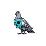 Pigeon Skull Soft Enamel Pin
