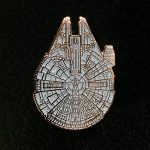 Galactic Terrorist Falcon Enamel Pin