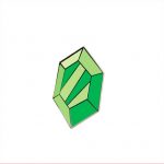 Green Rupee Enamel Pin
