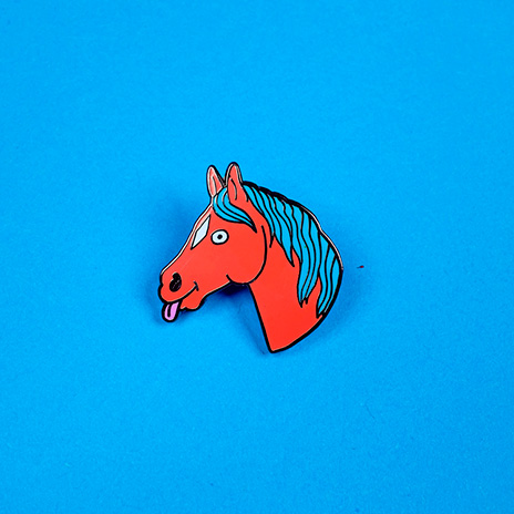 Horsey Enamel Pin