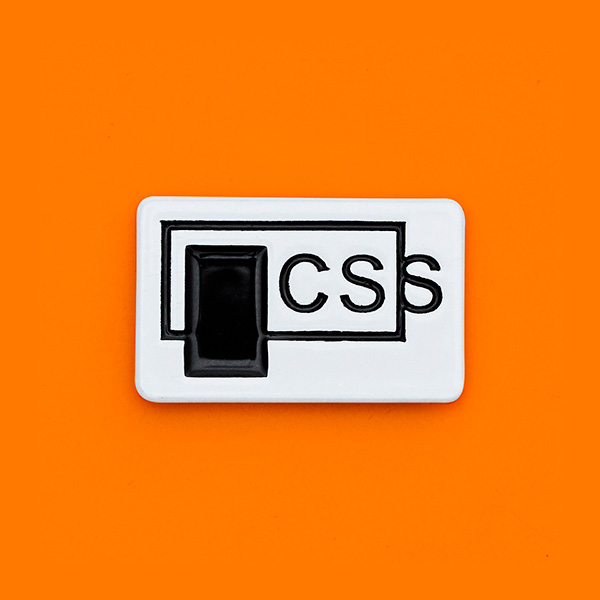 CSS Enamel Pin