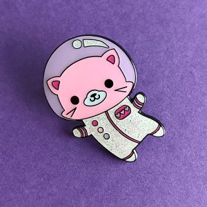 Space Kitty Enamel Pin
