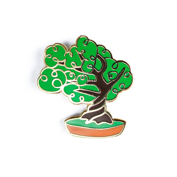 Bonsai Tree Enamel Pin