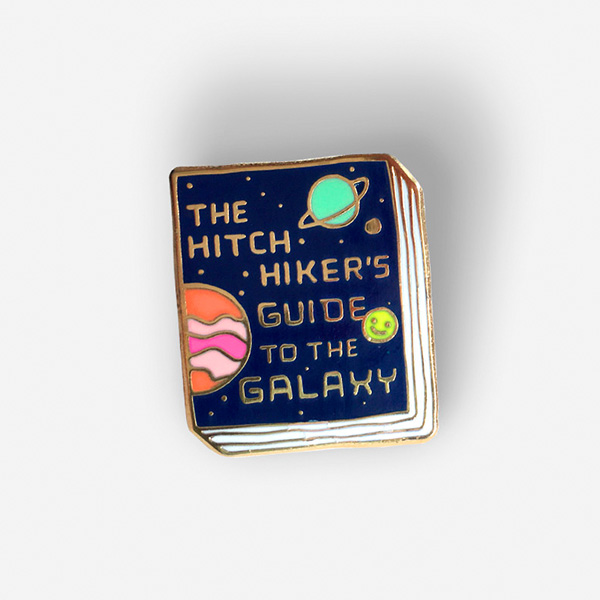 Book Pin: The Hitchhiker's Guide to the Galaxy