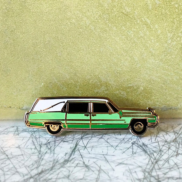 Six Feet Under - Claire Fisher's Hearse Enamel Pin