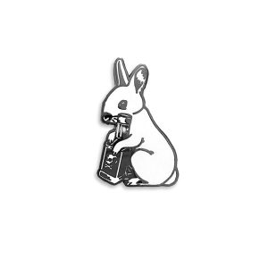 Booze Bunny Enamel Pin