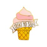 Treat Yo Self Ice Cream Cone Enamel Pin