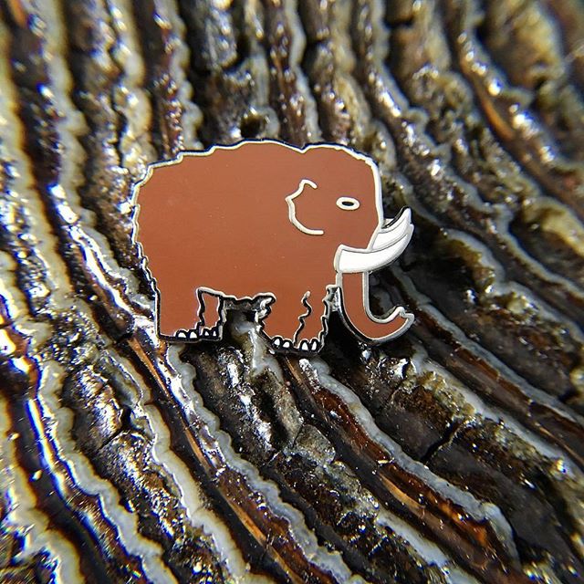 Woolly Mammoth Enamel Pin
