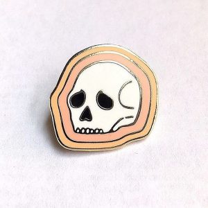 Deserted Skull Hard Enamel Pin