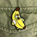 Zombie Banana Enamel Pin