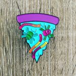 Halloween Pizza Enamel Pin