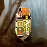 Haunted House Enamel Pin