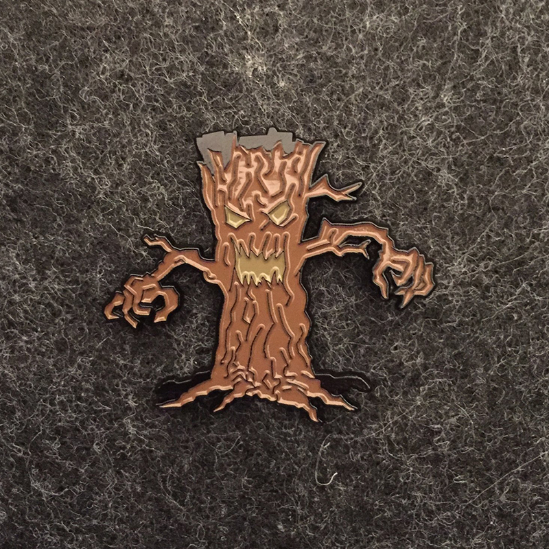 Monster Tree Enamel Pin