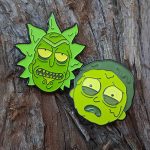Rick and Morty Toxic Waste Enamel Pins
