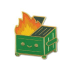 Lil Dumpster Fire Enamel Pin