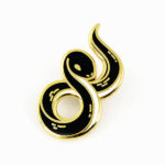 Black Snake Enamel Pin
