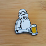 Drunk Trooper Enamel Pin