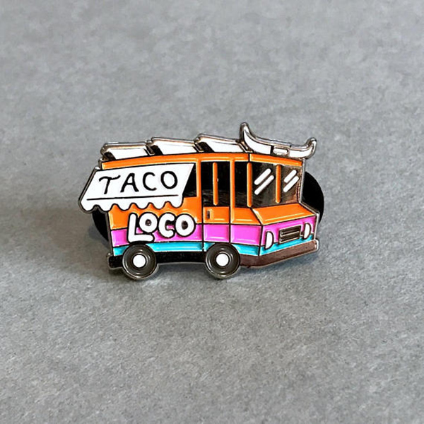 Taco Truck Enamel Pin