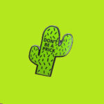 Wise Cactus Enamel Pin