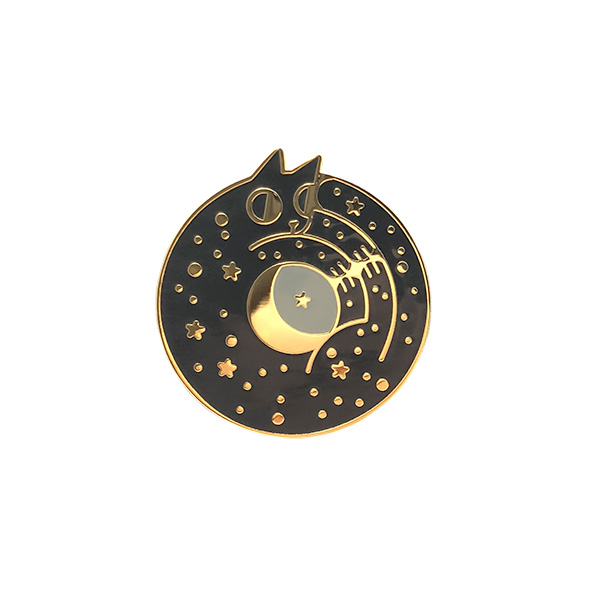 Cosmic Cat Enamel Pin