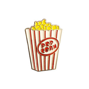 Popcorn Enamel Pin