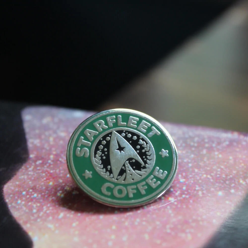 Starfleet Coffee Enamel Pin